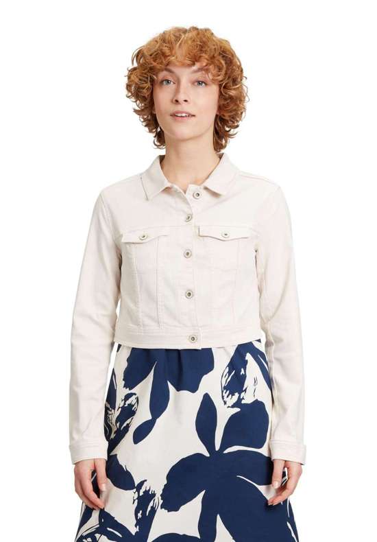 Холщовая куртка Casual-Jacke mit aufgesetzter Brusttasche