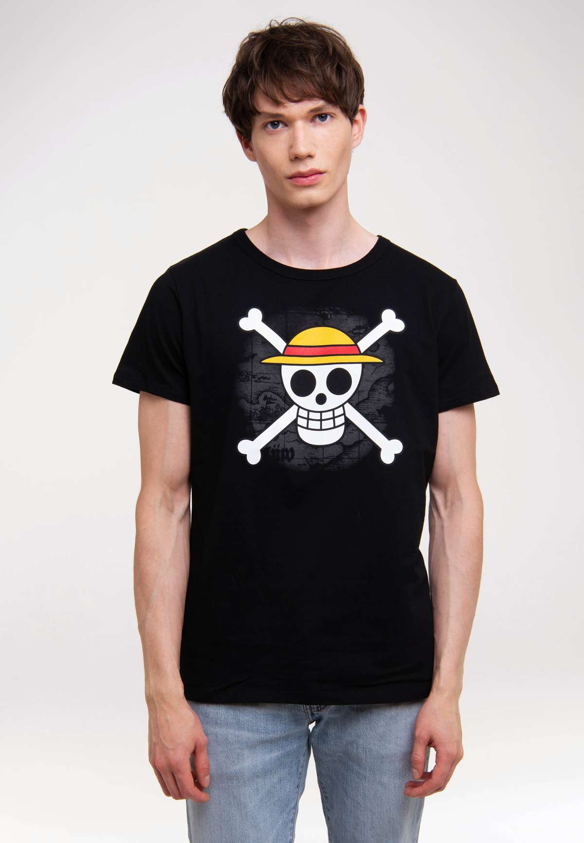Футболка с лицензионным принтом One Piece - Skull