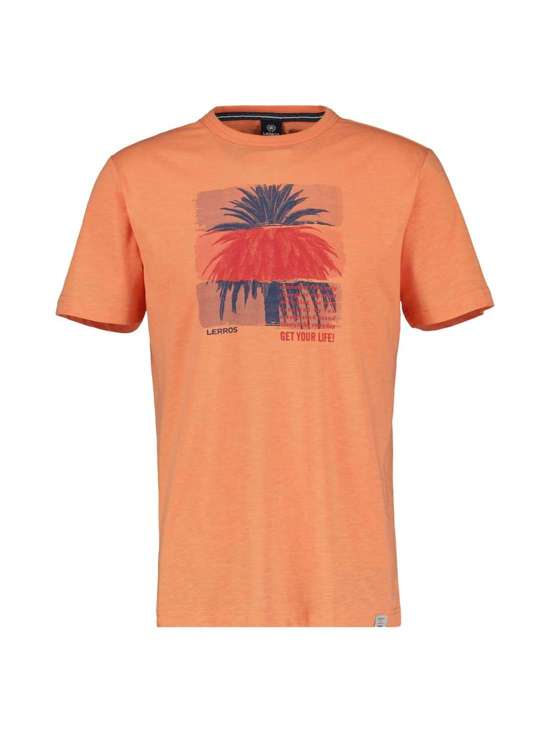 футболка LERROS Rundhals T-Shirt mit Fotoprint