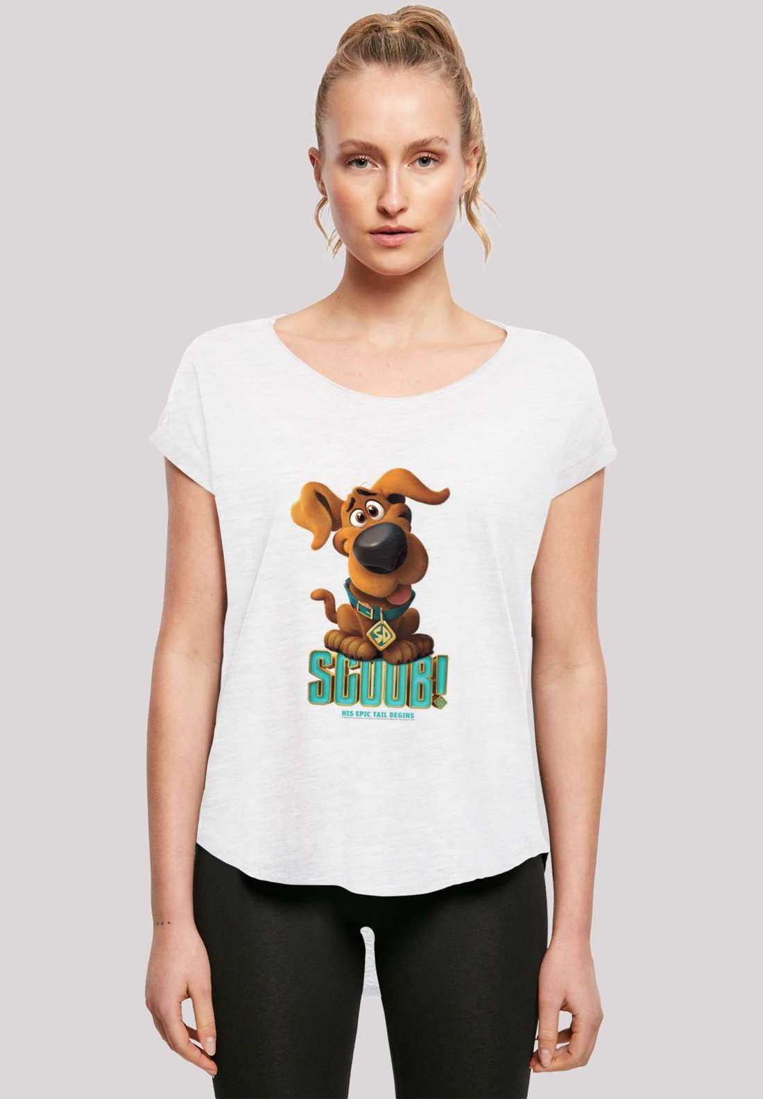 футболка Long Cut T-Shirt `Scooby Doo Puppy Scooby`