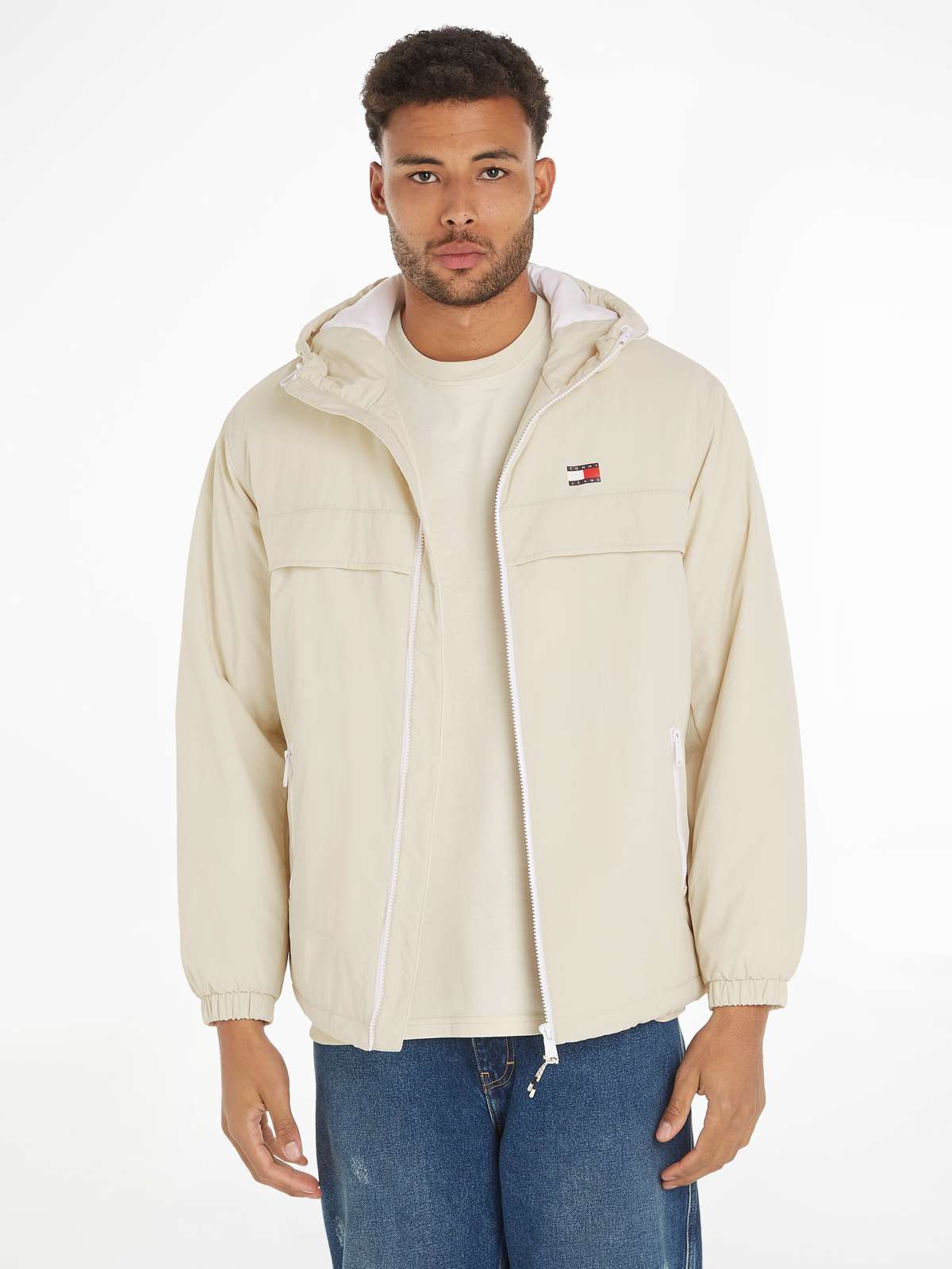 Уличная куртка с капюшоном с тисненым логотипом TJM PADDED SOLID CHICAGO EXT