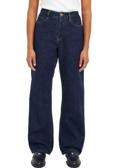 Джинсы свободного кроя с логотипом Tommy Hilfiger. LOOSE STRAIGHT RW CLER