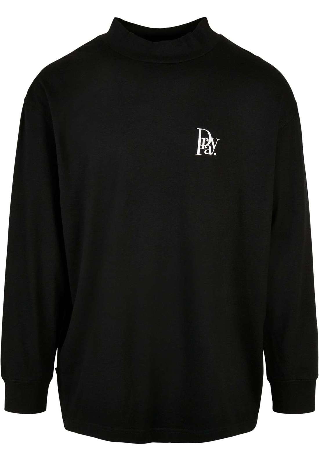 Рубашка с длинным рукавом Cayler & Sons Herren Prayor Black White Turtleneck Longsleeve