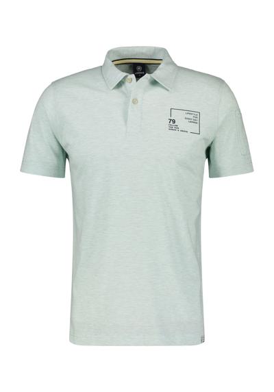 рубашка поло LERROS Poloshirt mit Finelinerstreifen, washed