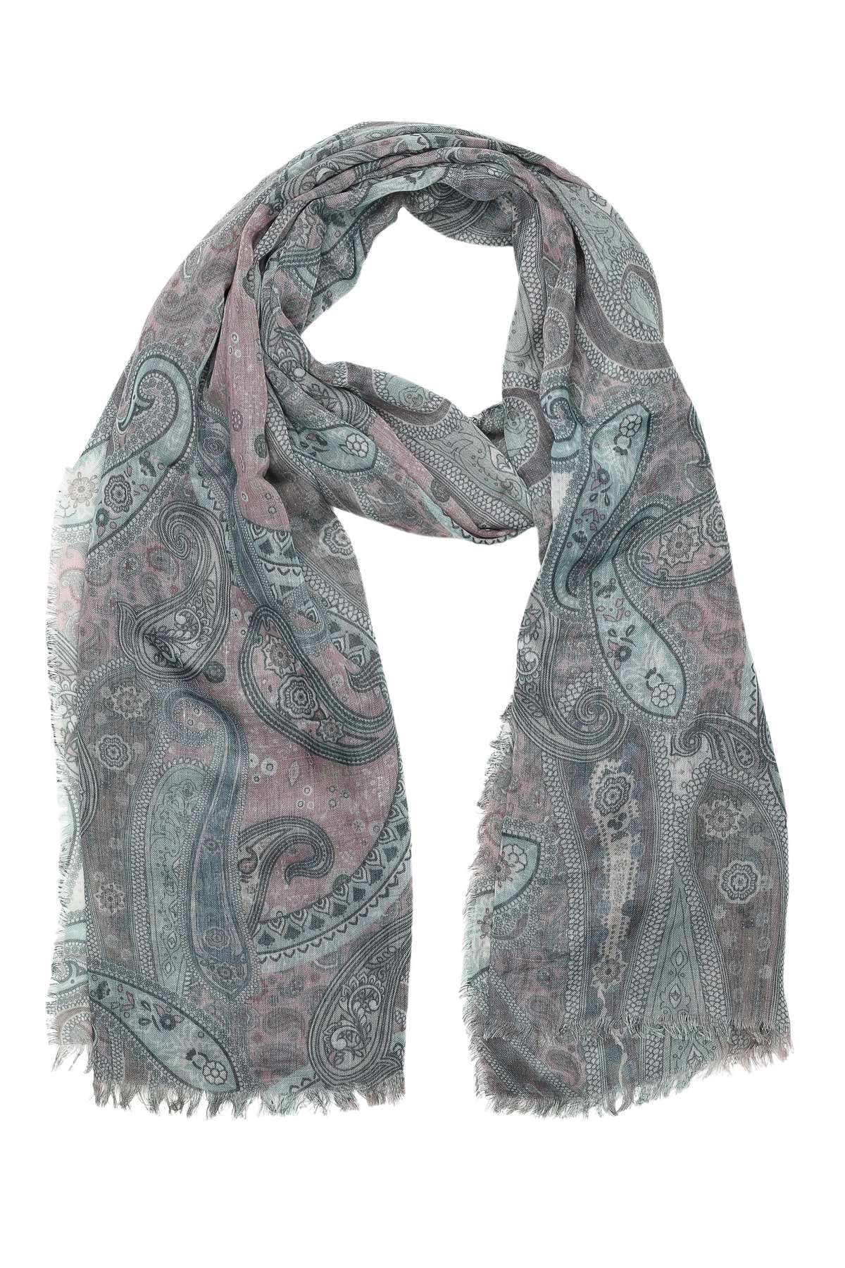 Модный шарф (1 шт.) с ярким принтом