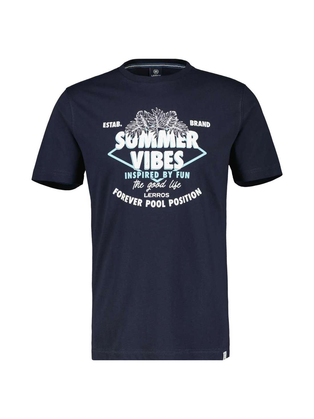 футболка LERROS T-Shirt mit Frontprint