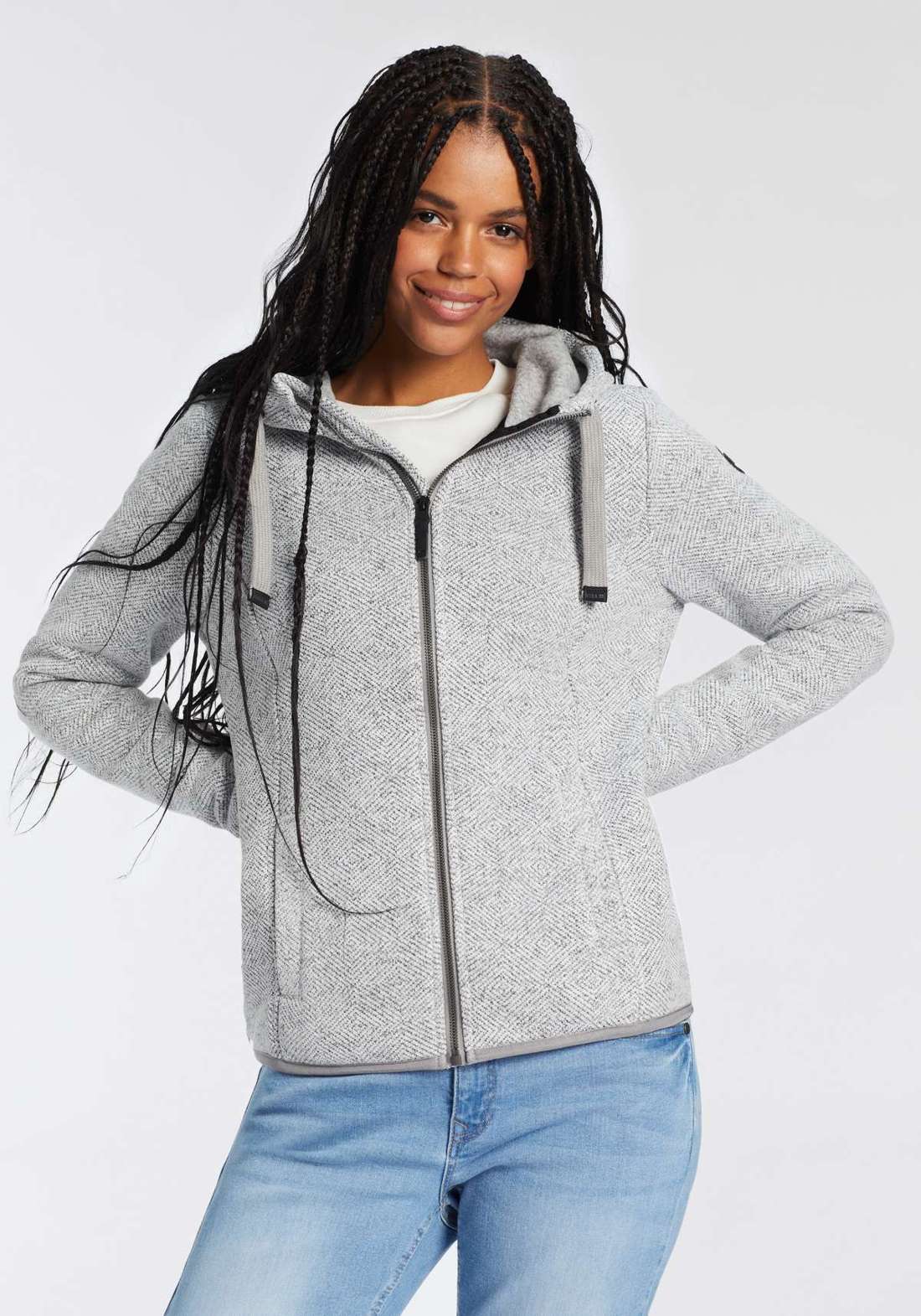 Вязаная флисовая куртка GW 52 WMN KNTFLC JCKT