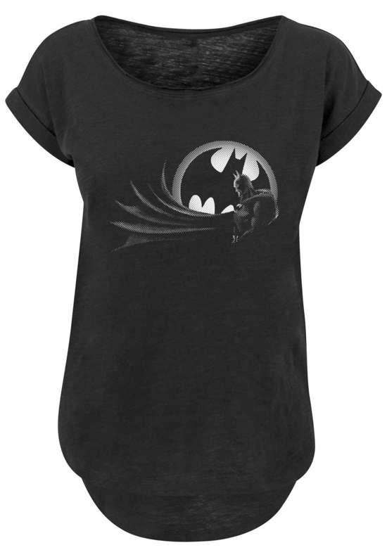 Рубашка с коротким рукавом Damen Batman Spot with Ladies Long Slub Tee