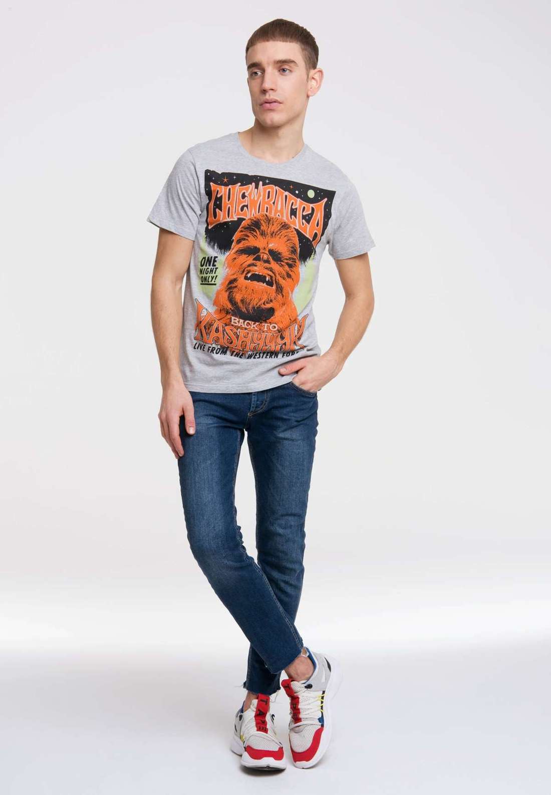 Футболка с принтом Чубакки спереди Star Wars - Chewbacca - Back To Kashyyyk