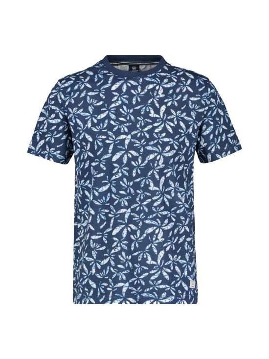 футболка LERROS T-Shirt für Herren mit floralem Druck