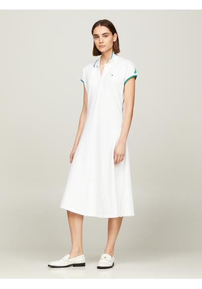 Платье-поло со вставками контрастного цвета F&F STP SLV KNEE POLO DRESS