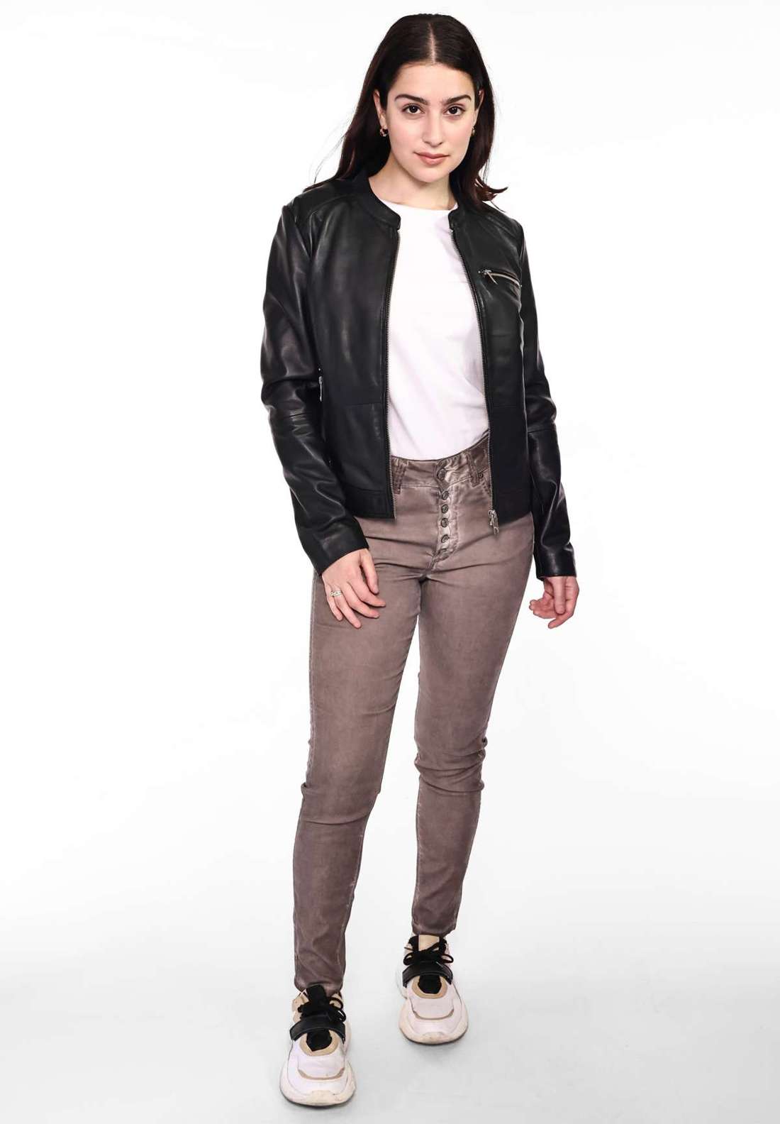 Кожаная куртка 42020143