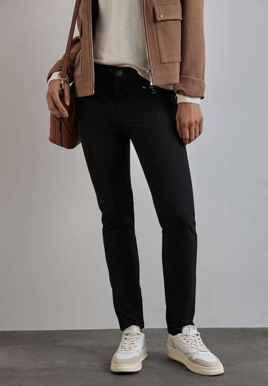 Тканевые брюки с деталями на молнии. Style YORK