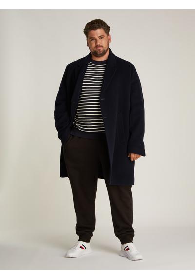 Шерстяное пальто больших размеров с качественными пуговицами. BT-WOOL MIX COAT-B