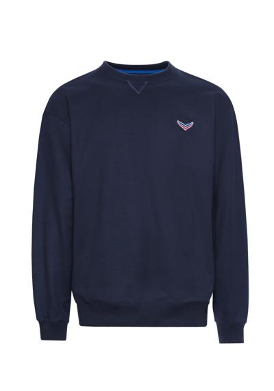 толстовка TRIGEMA Oversized Sweatshirt mit Logo-Patch