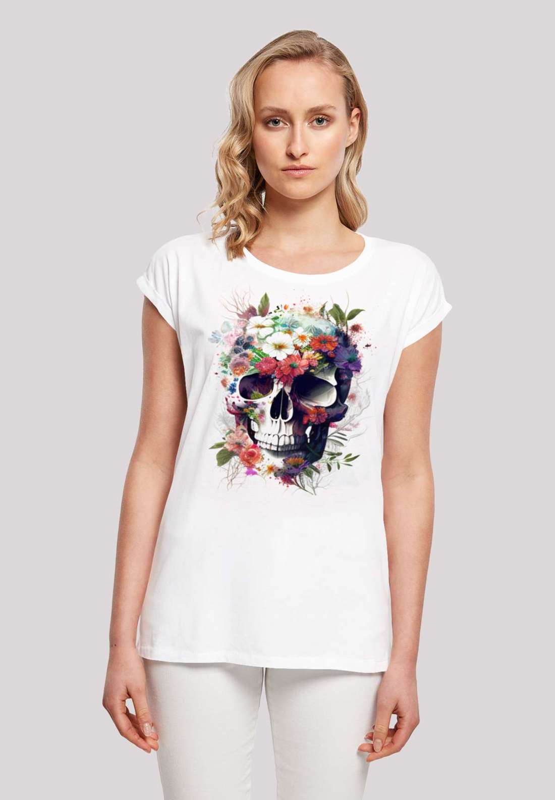 футболка Totenkopf Blumen