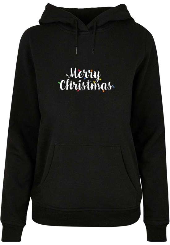 Толстовка с капюшоном Damen Ladies Merry Christmas Lights Basic Hoody