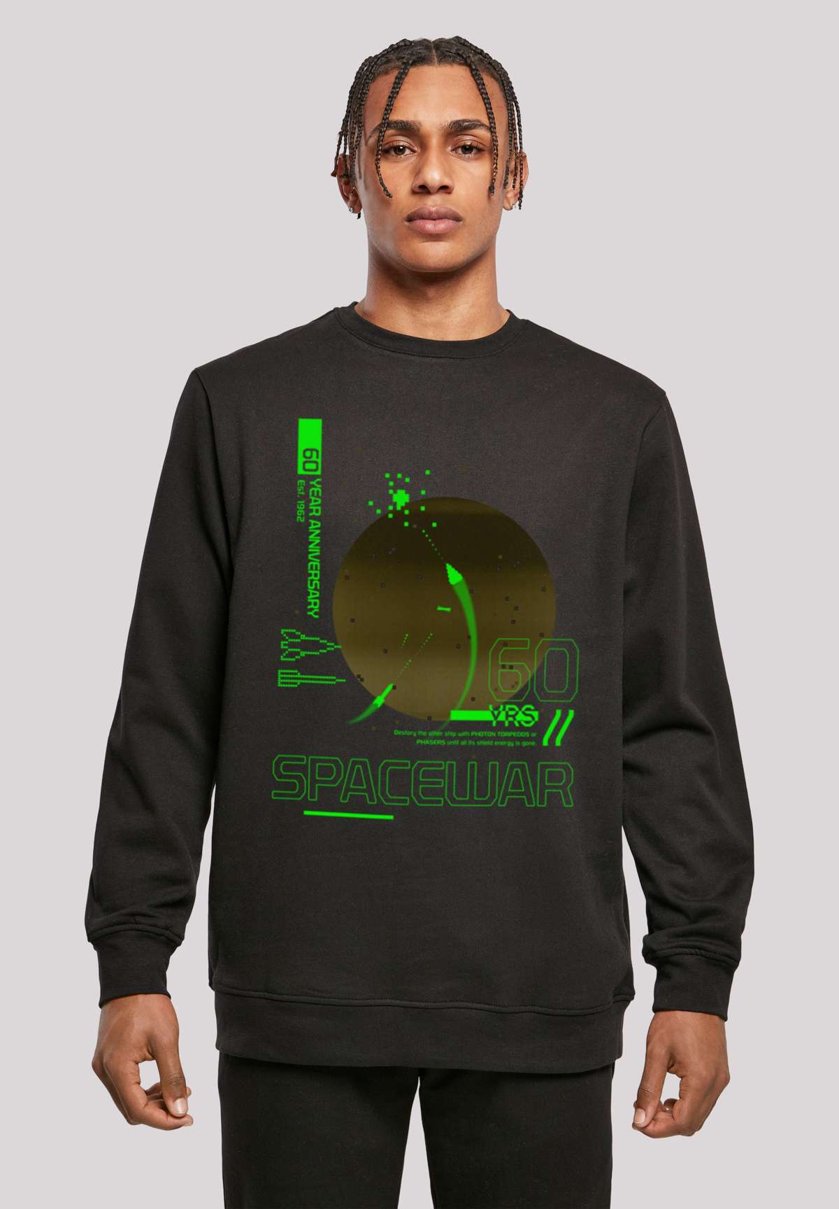 Толстовка с капюшоном Retro Gaming SpaceWar