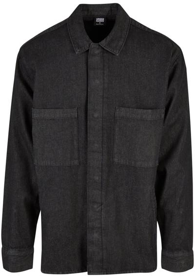 Рубашка с длинным рукавом Urban Classics Herren Oversized Denim Pocket Shirt
