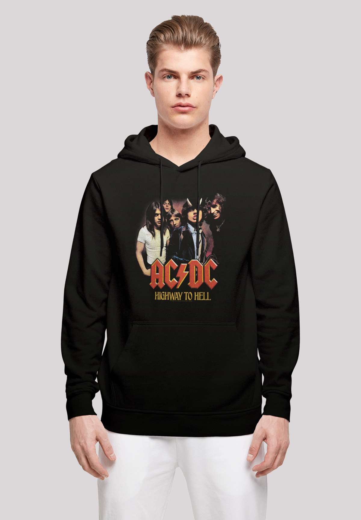 Толстовка с капюшоном ACDC Rock Band Music Highway To Hell Group