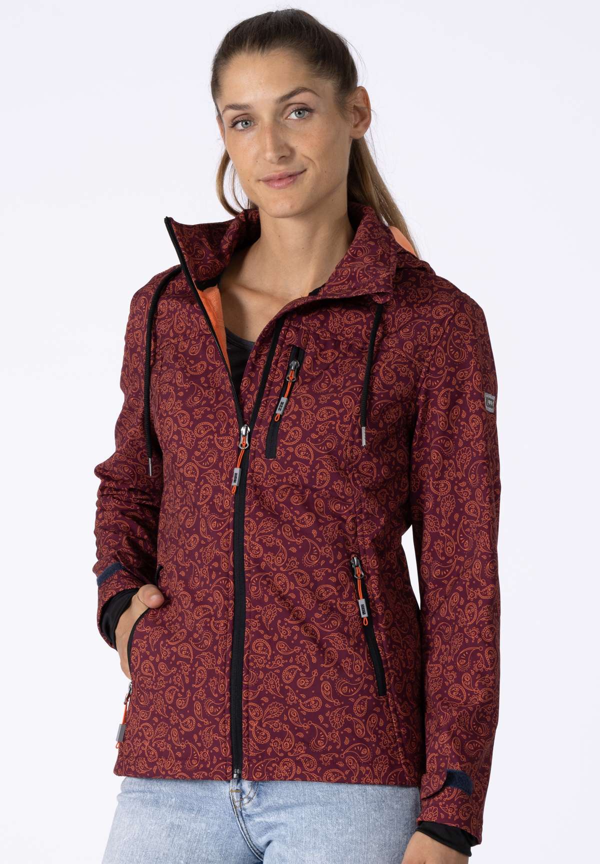 Куртка из софтшелла со съемным капюшоном. SUN PEAK II WOMEN