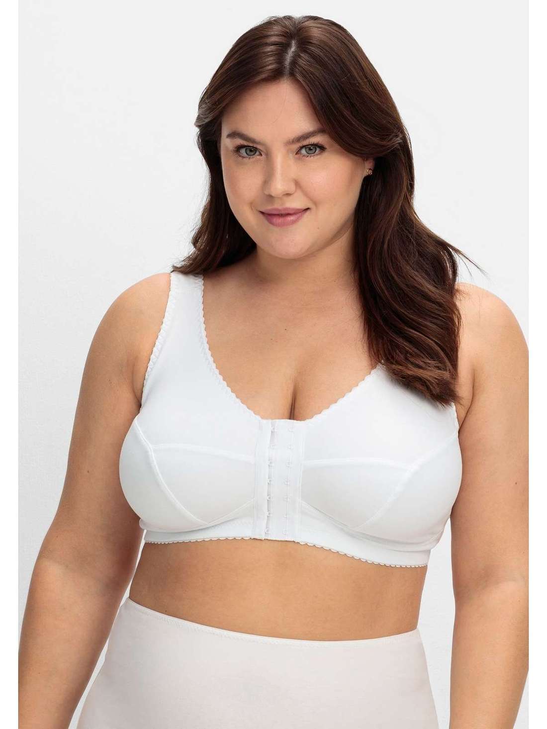 Бюстгальтер без косточек с застежкой спереди Große Größen