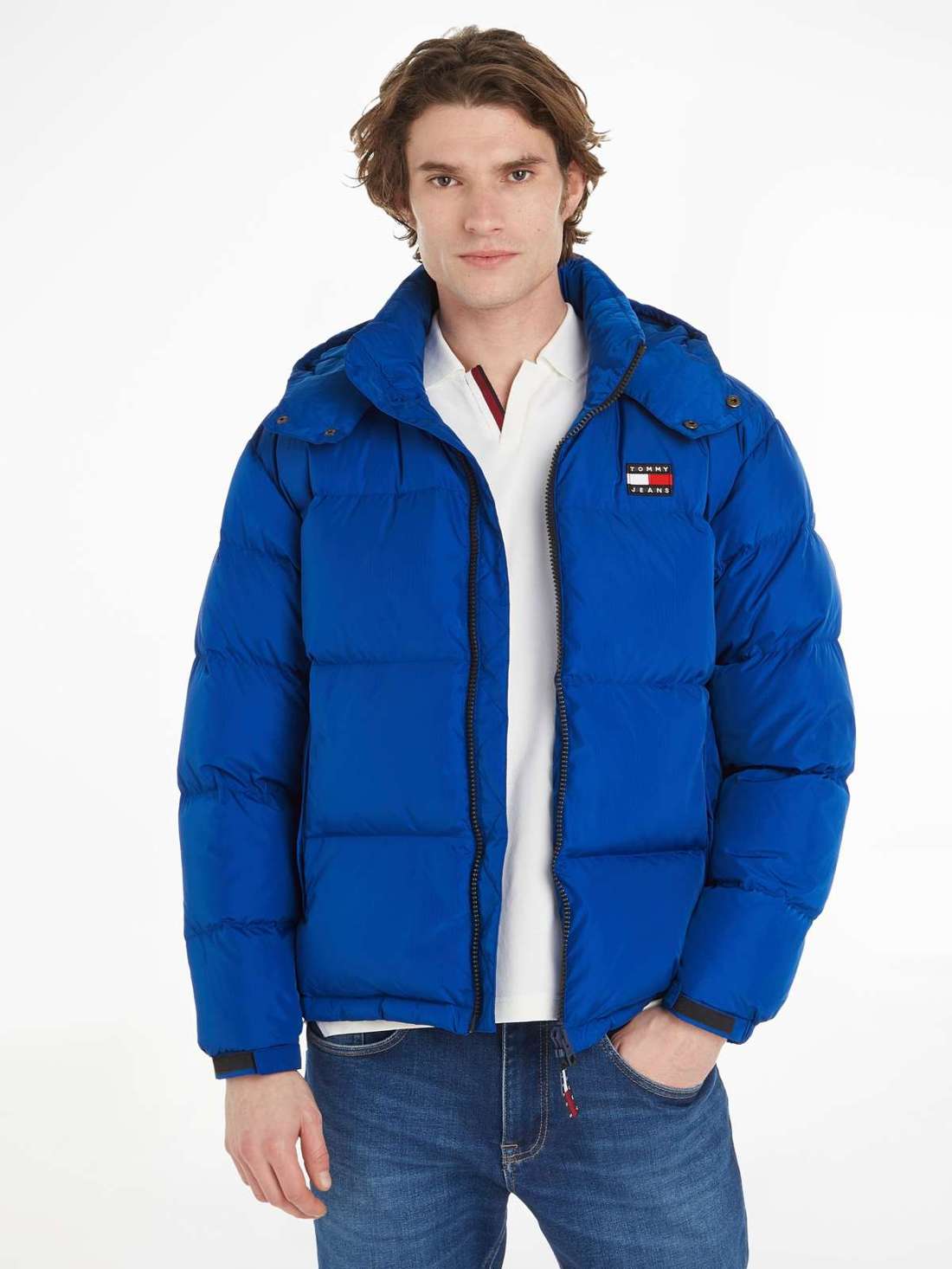 Стеганая куртка с капюшоном с фирменной этикеткой TJM ALASKA PUFFER