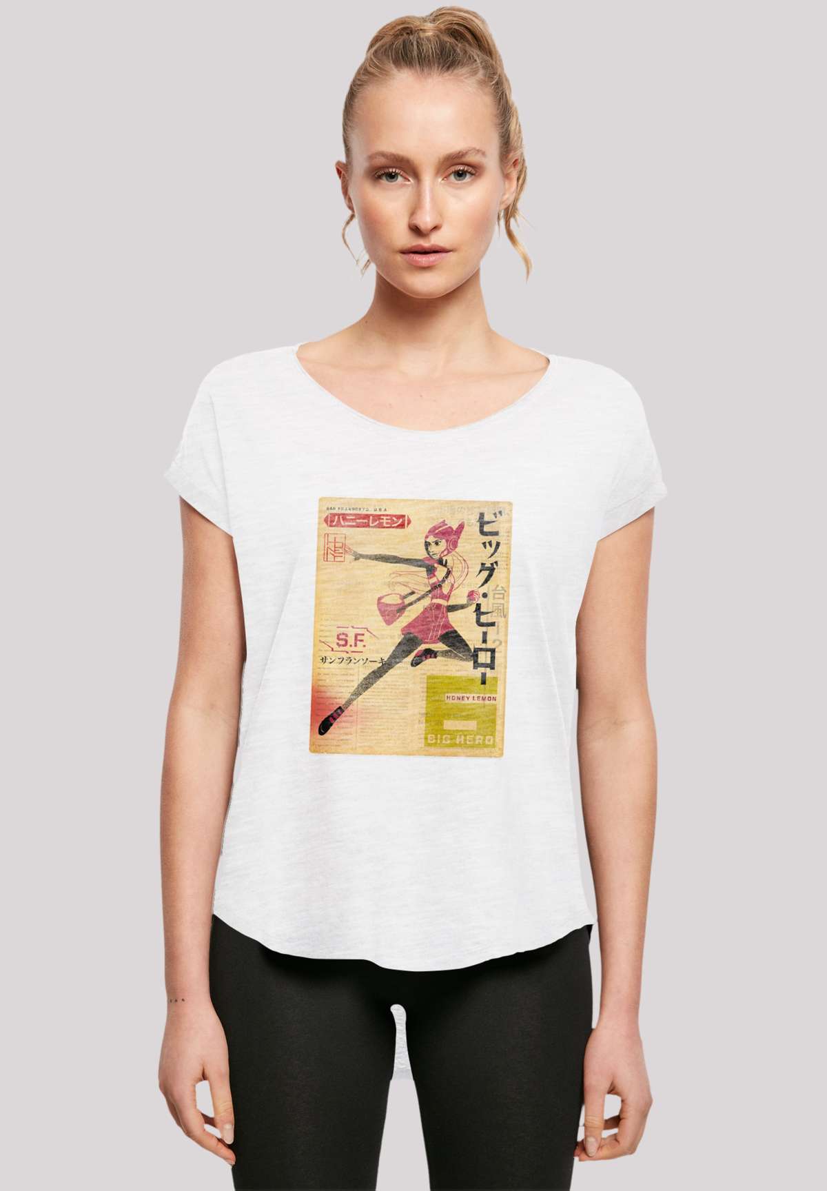 футболка Big Hero 6 Honey Lemon Newspaper