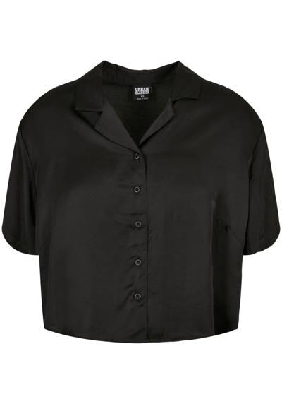 Рубашка в клетку Urban Classics Damen Ladies Viscose Satin Resort Shirt