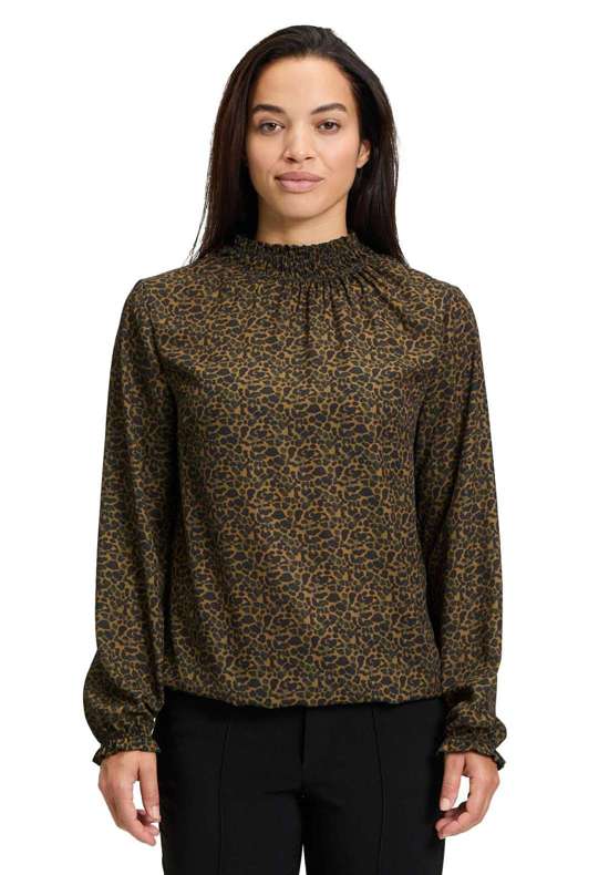 Блузка без шнуровки Schlupfbluse mit Raffung