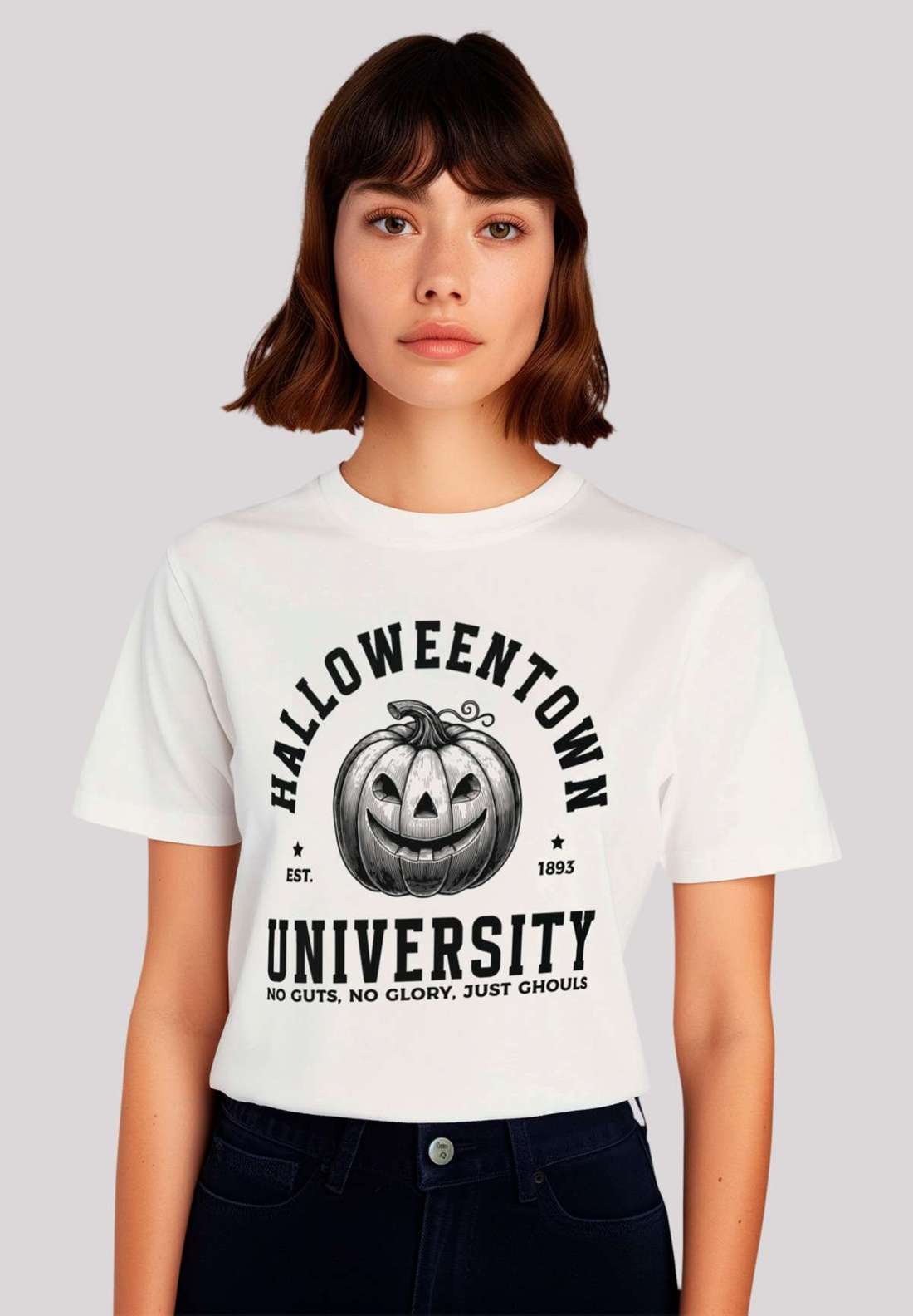 футболка Halloween University Halloweentown pumpkin