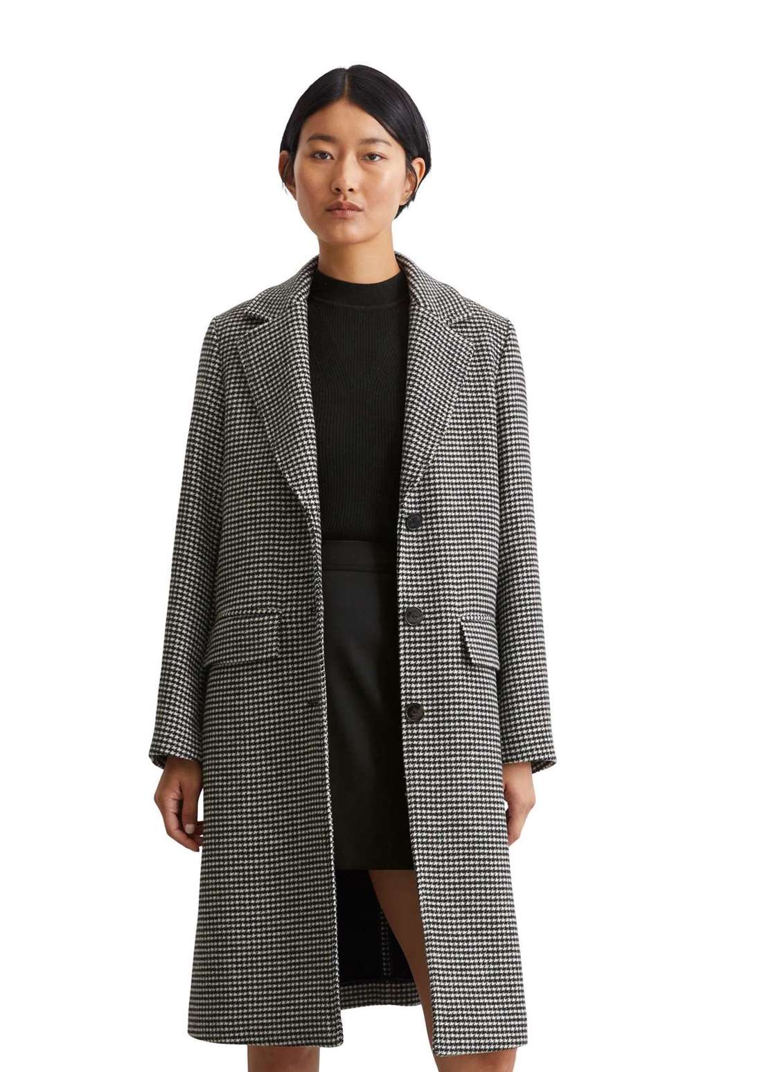 Шерстяное пальто mit Wolle