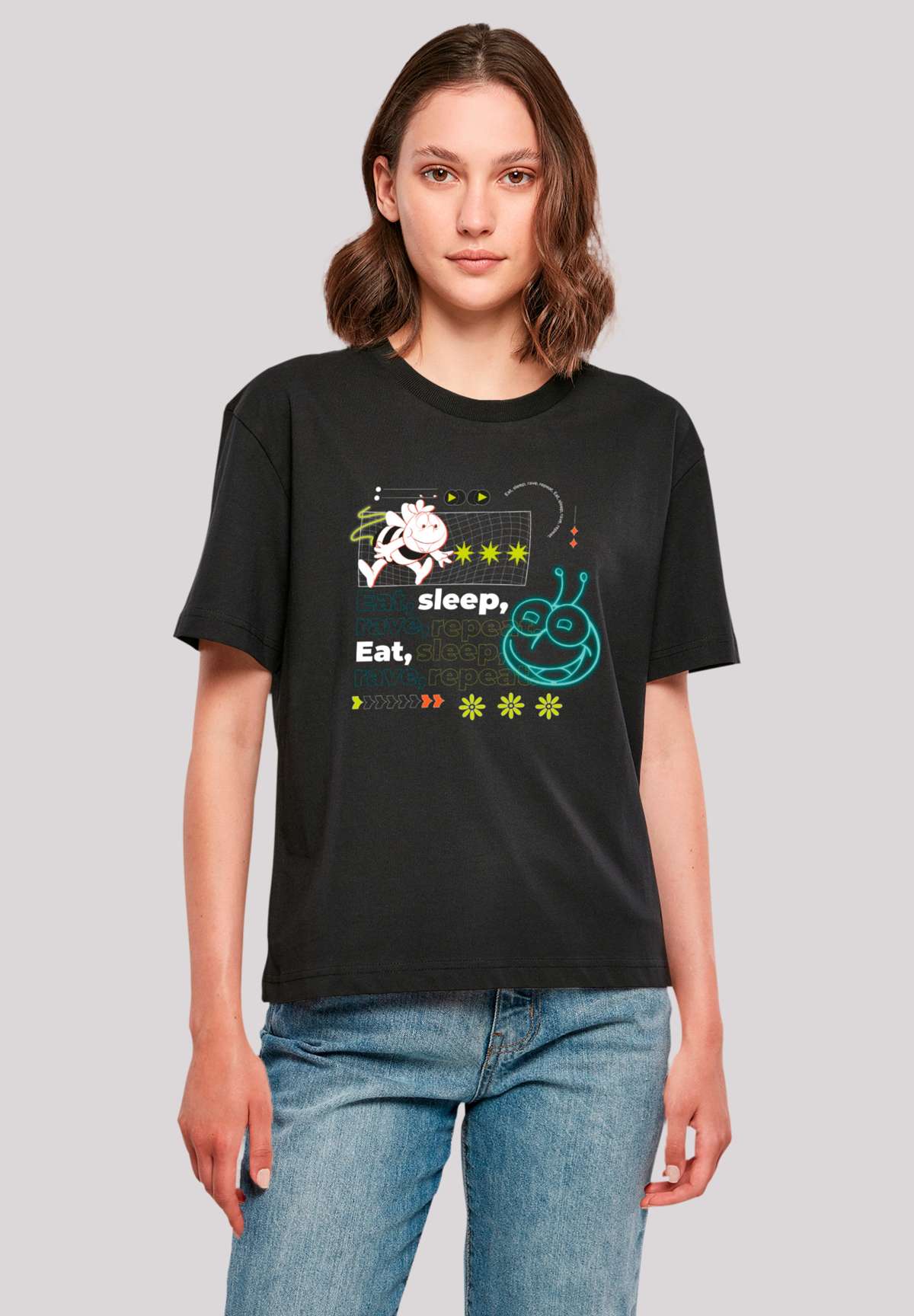 футболка Die Biene Maja Eat Sleep Rave Repeat