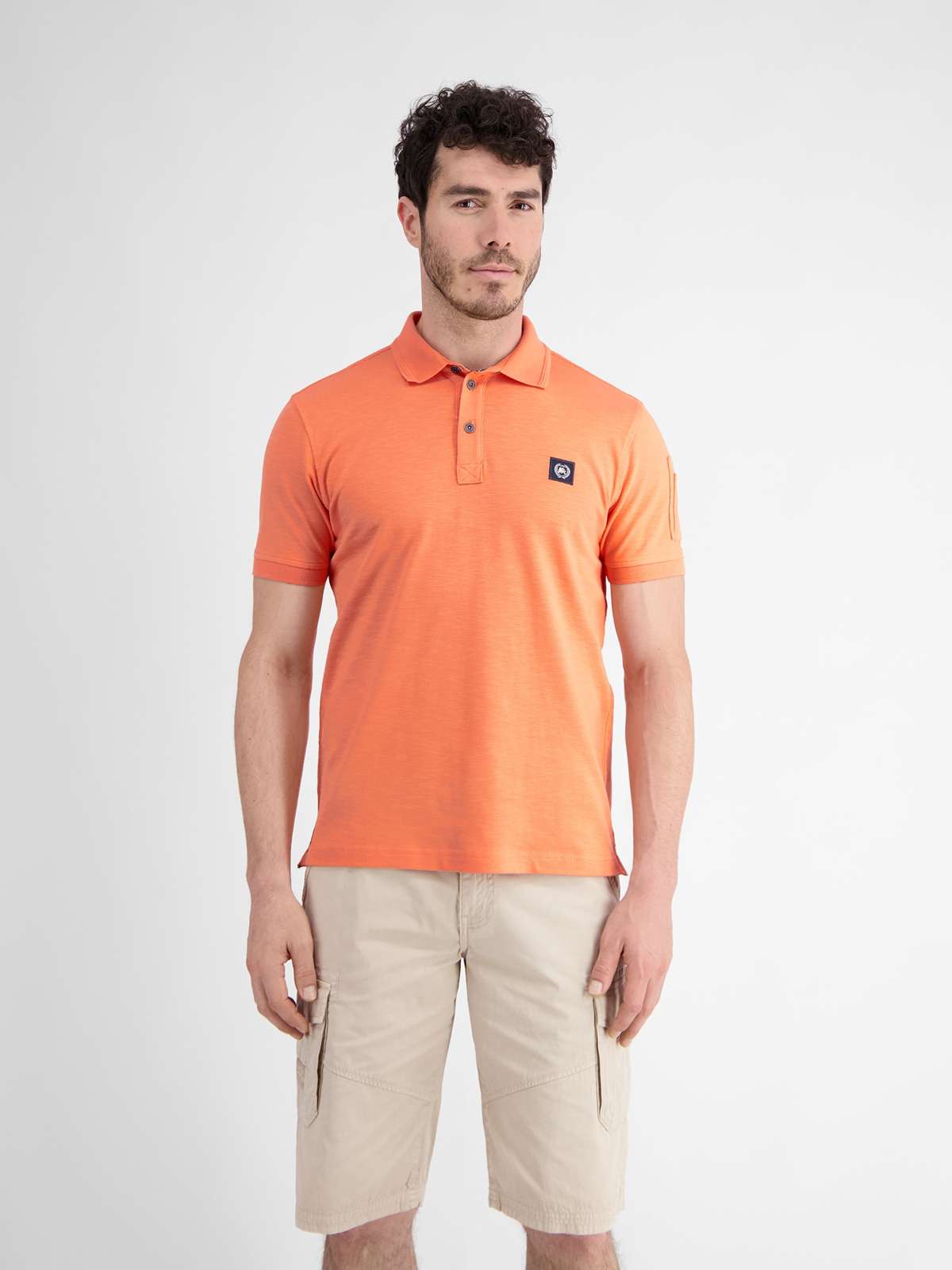 рубашка поло LERROS Unifarbenes Poloshirt