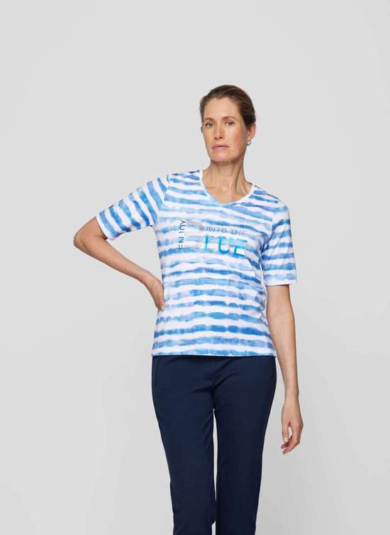 Рубашка с принтом T-Shirt mit Wording