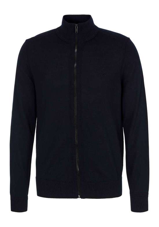 Кардиган с вышитым логотипом на груди. Avac_FZ