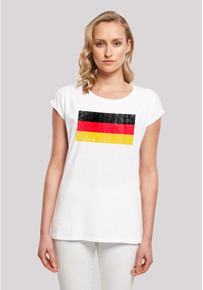 футболка Germany Deutschland Flagge distressed