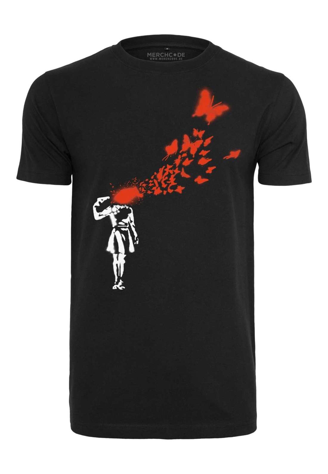 футболка Herren Brandalised - Banksy´s Graffiti Butterfly Tee