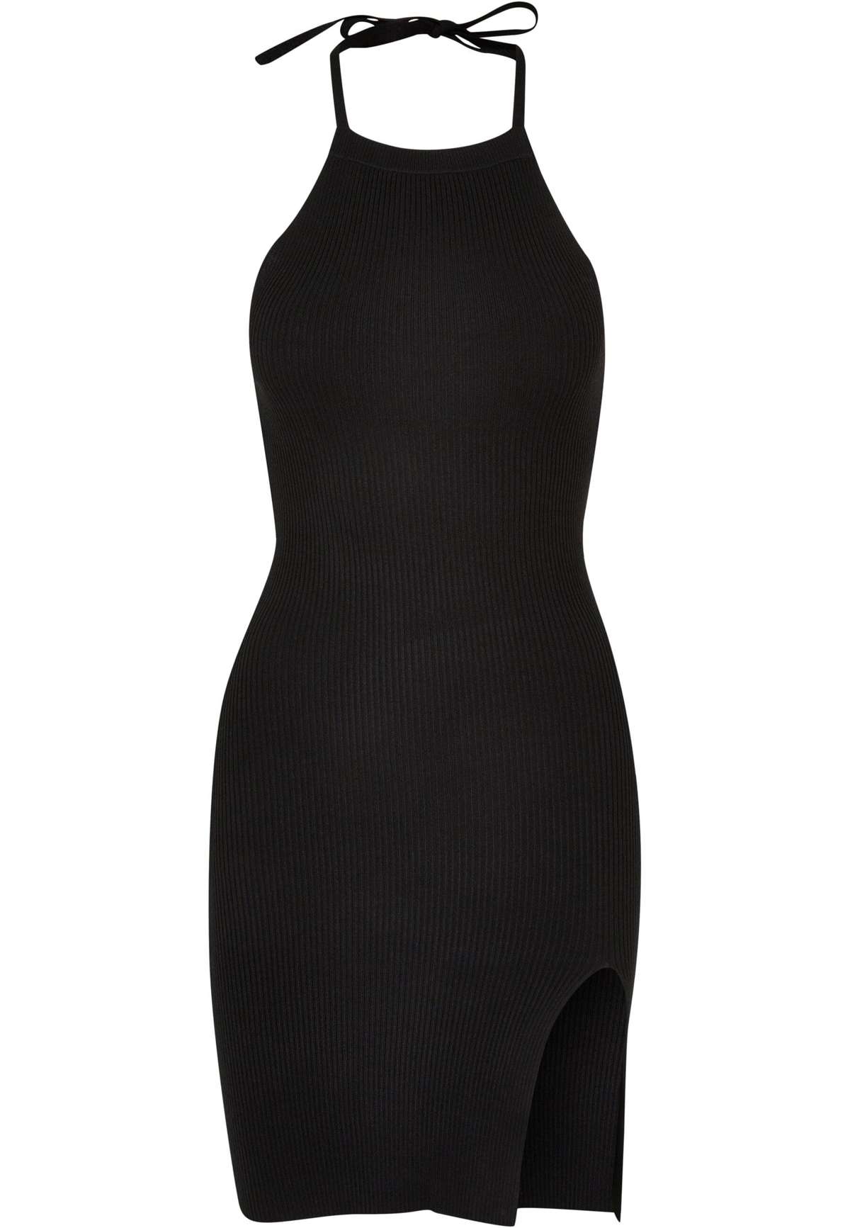 Платье-рубашка Urban Classics Damen Ladies Rib Knit Neckholder Dress