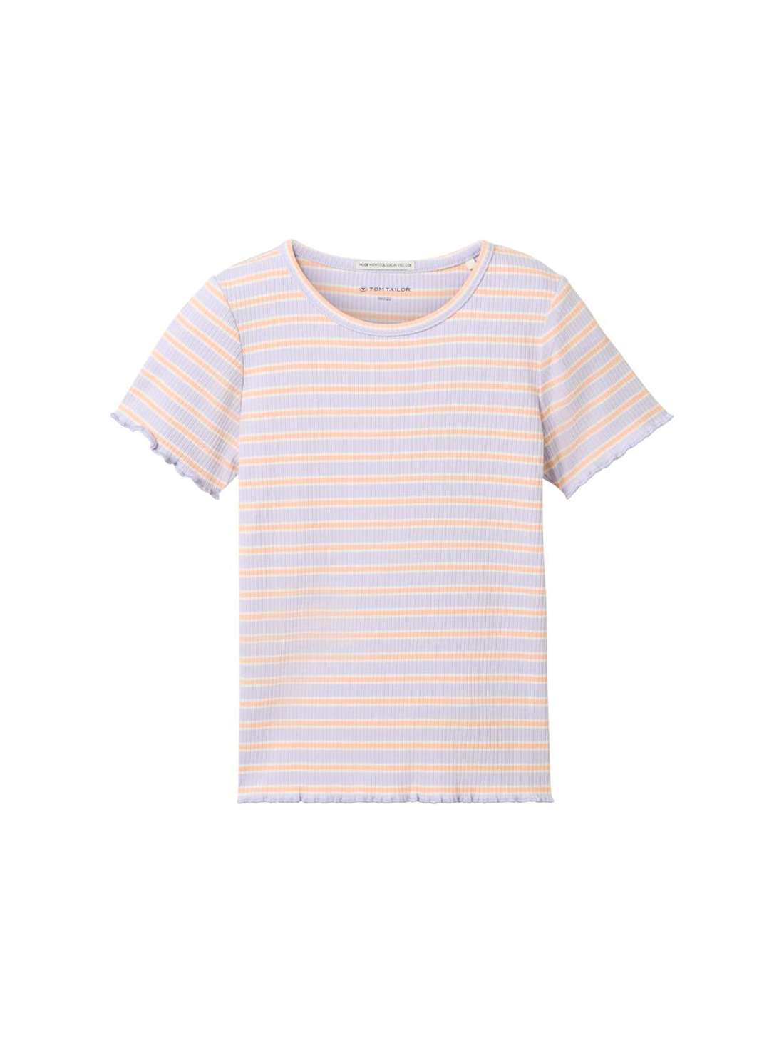 Футболка в полоску с закругленными краями