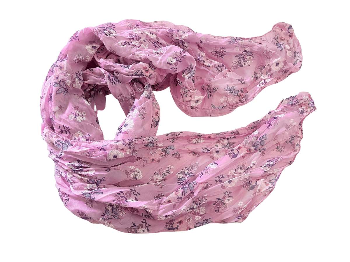 Модный шарф (1 штука), с содержанием шелка, производство Италия.