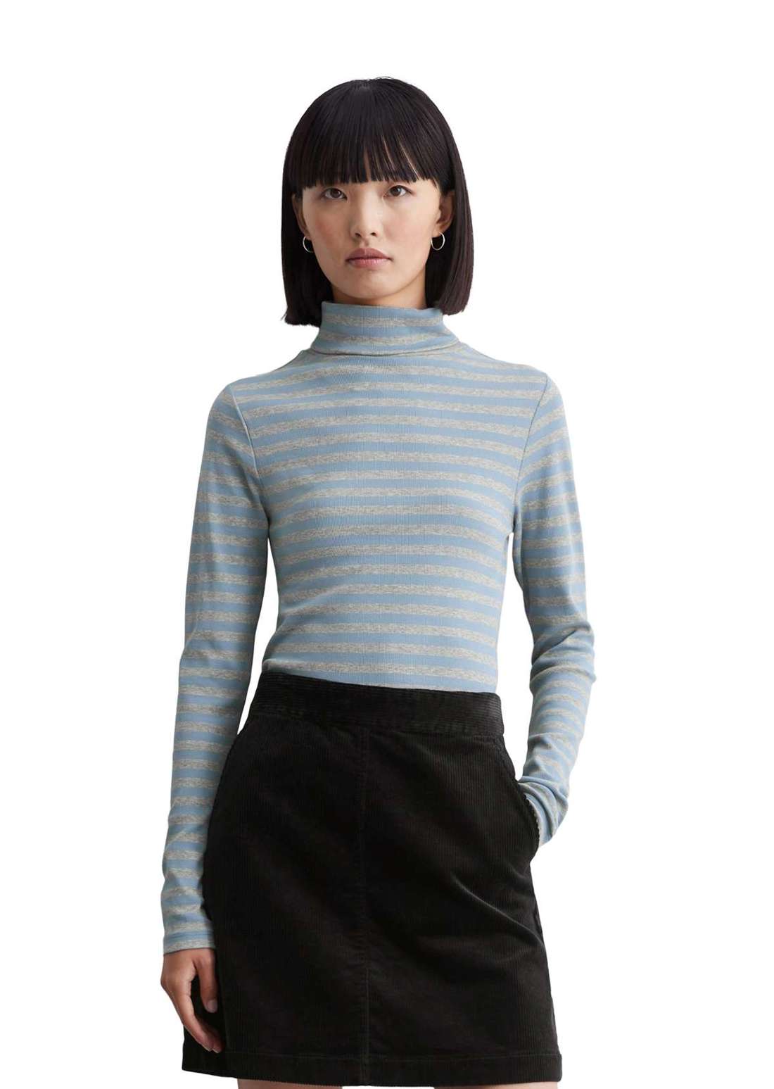 Рубашка с длинными рукавами и водолазкой