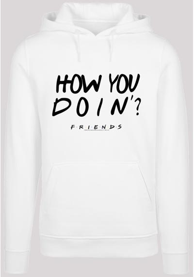 толстовка Herren Friends How You Doin? -WHT with Heavy Hoody