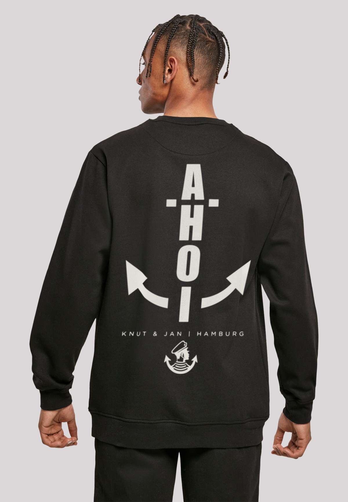 Толстовка с капюшоном Herren Sweatshirt Ahoi Anker Knut & Jan Hamburg