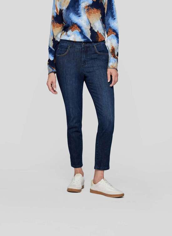 Брюки из джерси Elegante Damenjeans mit perfekter Passform