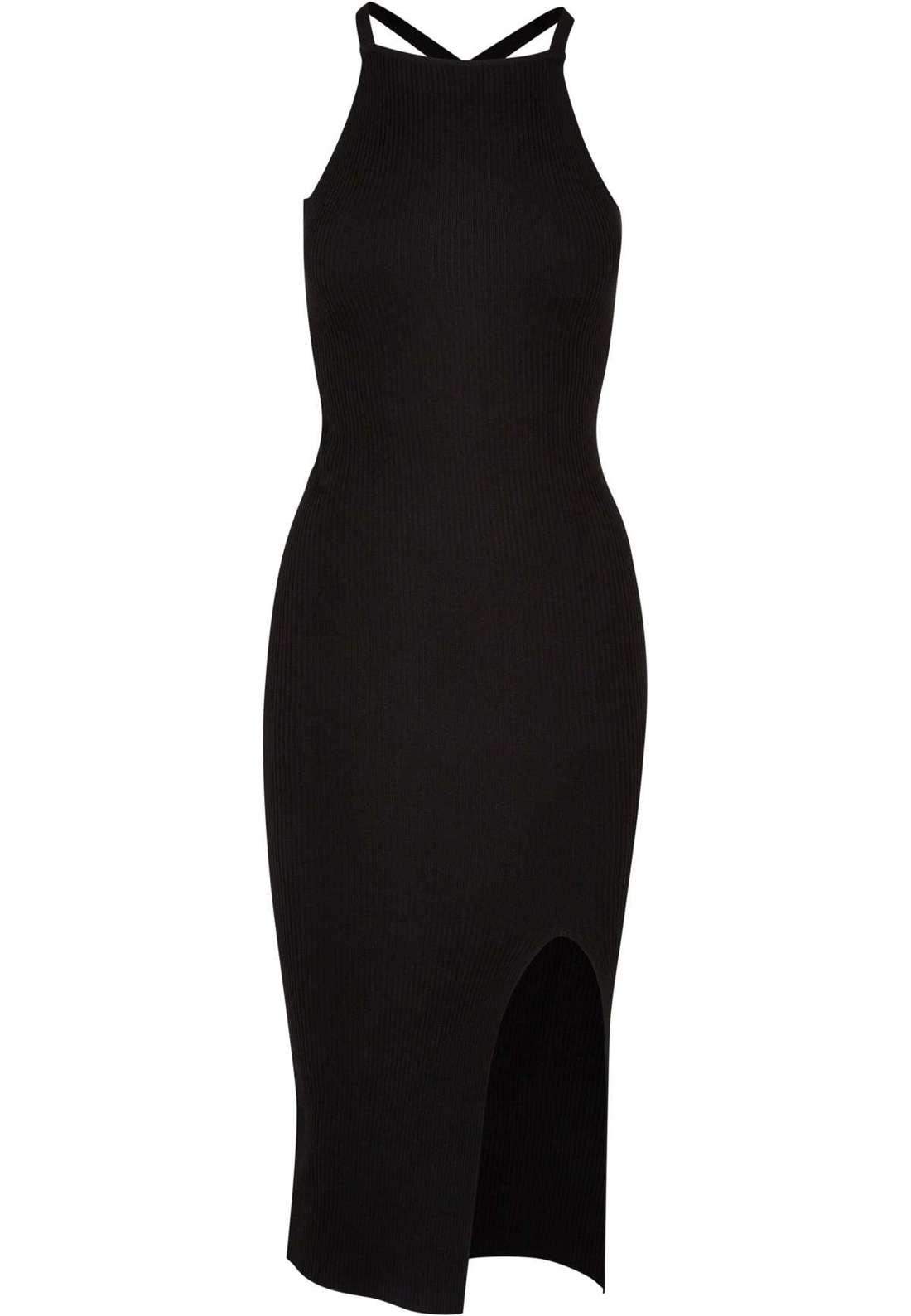Платье-рубашка Urban Classics Damen Ladies Midi Rib Knit Crossed Back Dress