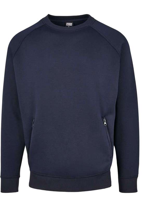 Свитер с круглым вырезом Urban Classics Herren Raglan Zip Pocket Crew