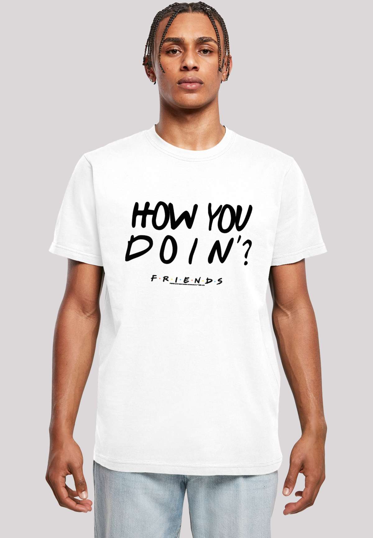 футболка FRIENDS TV Serie How You Doin? WHT
