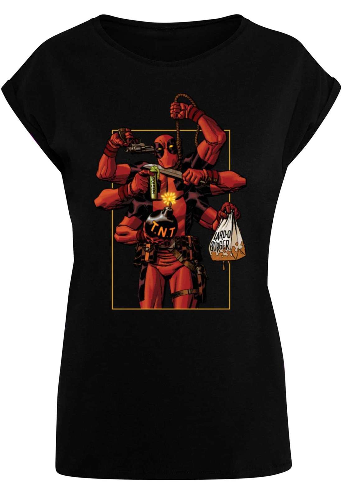 футболка Damen Ladies Deadpool - Six Ways To T-Shirt