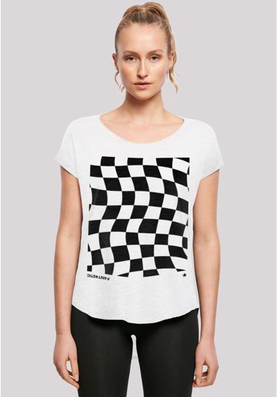 футболка Wavy Schach Muster